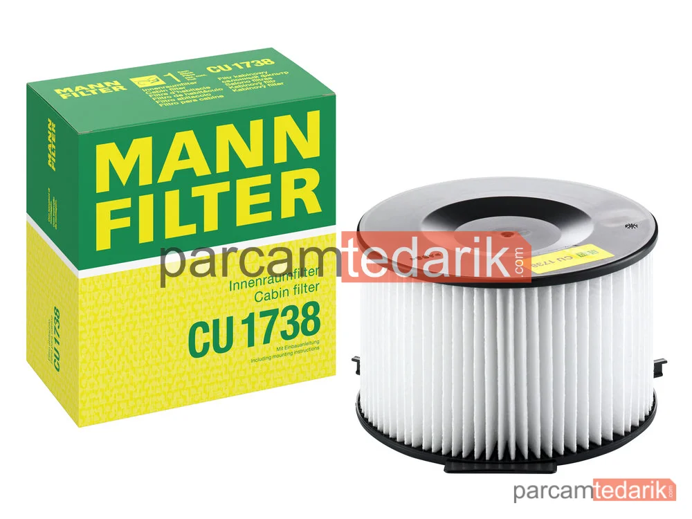 MANN FILTER CU1738 | Polen Filtresi — Volkswagen Transporter IV 2.5 TDİ 95-03
