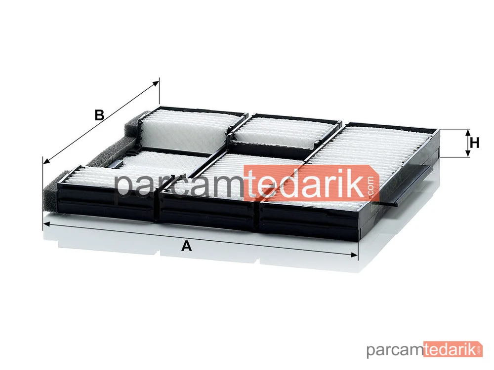MANN FILTER CU2015 | Polen Filtresi — Toyota Corolla 1.6 Sİ 95-97, 1.6 92-97, Corolla Campact 1.4 97-02