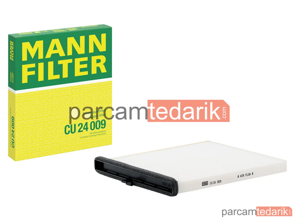 MANN FILTER CU24009 | Polen Filtresi — Mazda CX-5 2.0 11-17, 2.5 AWD 15-17, 2.2 D 12-17