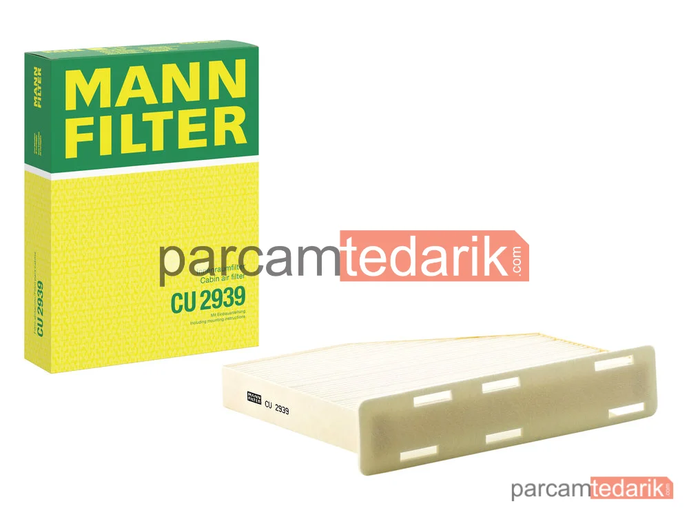 MANN FILTER CU2939 | Polen Filtresi — Audi A3 1.2 TSİ 10-12, 1.6 03-12, 1.8 Tfsi 06-12, 2.0 Tfsi 04-12
