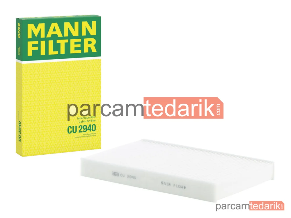 MANN FILTER CU2940 | Polen Filtresi — Peugeot 307 2.0 16V 00-07