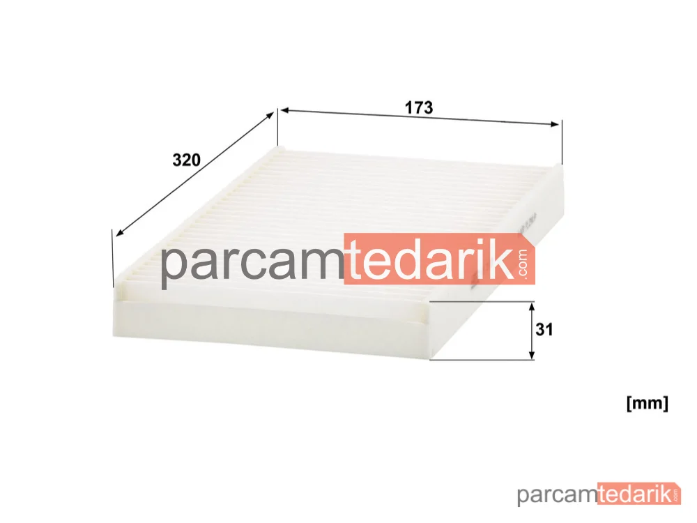 MANN FILTER CU3139 | Polen Filtresi — BME 5 Serisi E60 01-10, 5 Turing E61 04-10