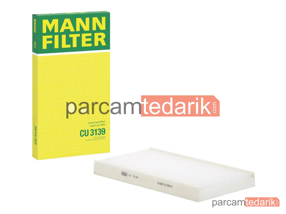 MANN FILTER CU3139 | Polen Filtresi — BME 5 Serisi E60 01-10, 5 Turing E61 04-10