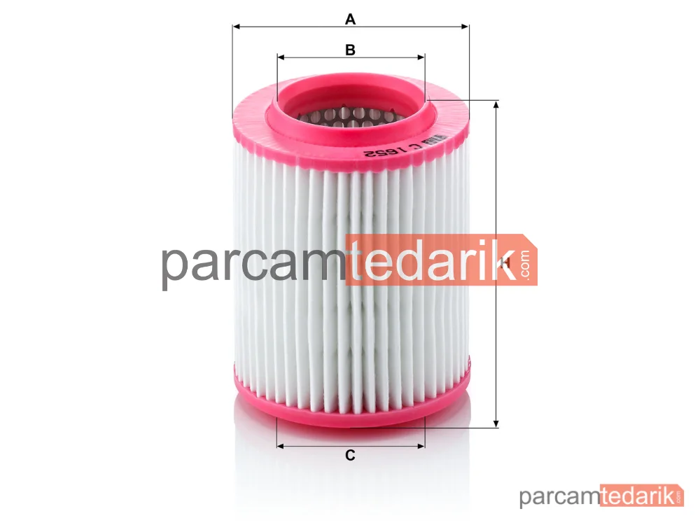 MANN FILTER C1652 | Hava Filtresi — Audi A8 4.2 Quattro 02-10, 4.2 FSİ Quattro 06-10