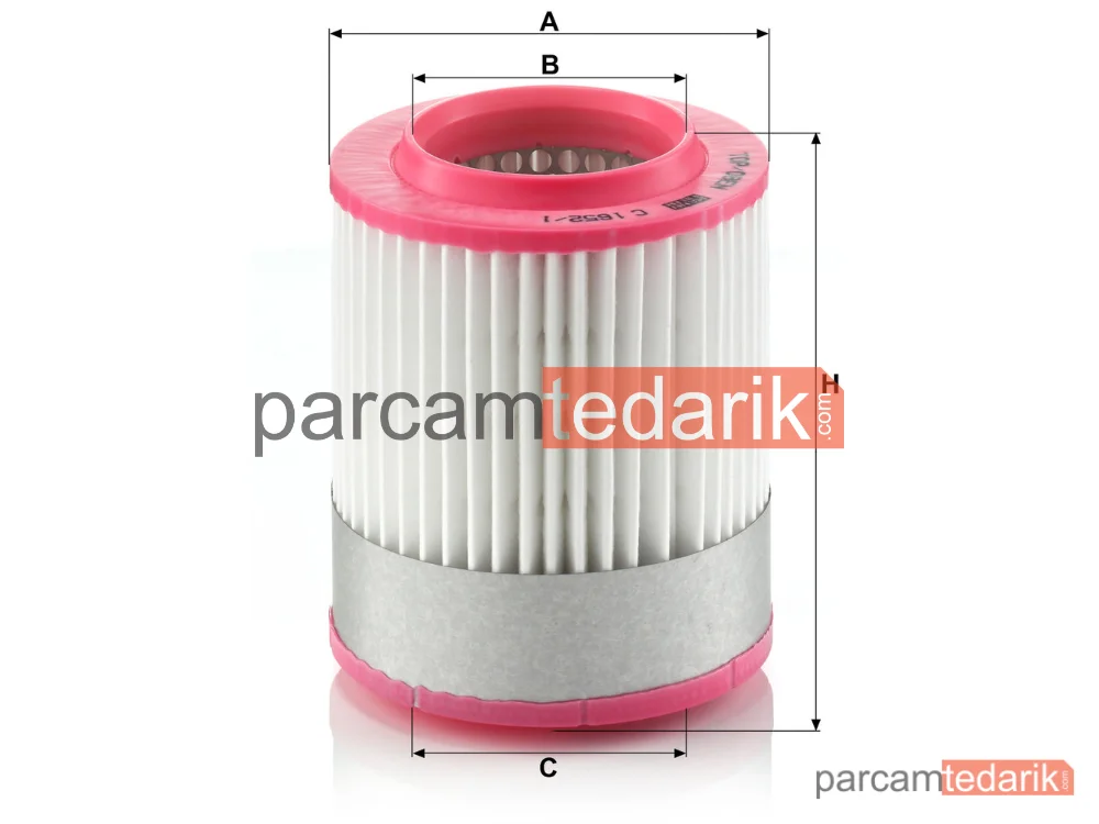 MANN FILTER C1652/1 | Hava Filtresi — Audi A8 3.0 TDİ Quattro 03-10