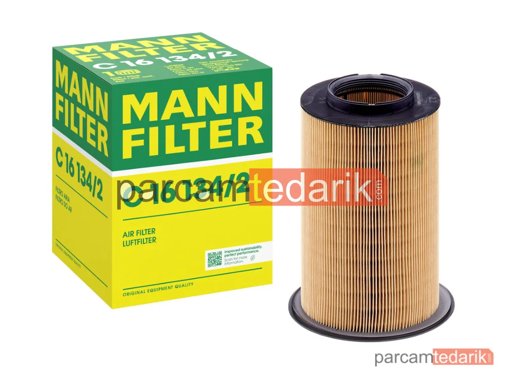 MANN FILTER C16134/2 | Hava Filtresi — Ford C-Max 1.6-1.8 07-10, .0 07-10, C-Max II 1.6 Tİ 10=>, 1.5 Tdci 15=>