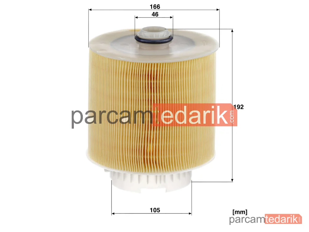 MANN FILTER C17137/1X | Hava Filtresi — Audi A6 4.2 Quattro 04-06, 4.2 FSİ Quattro 06-11