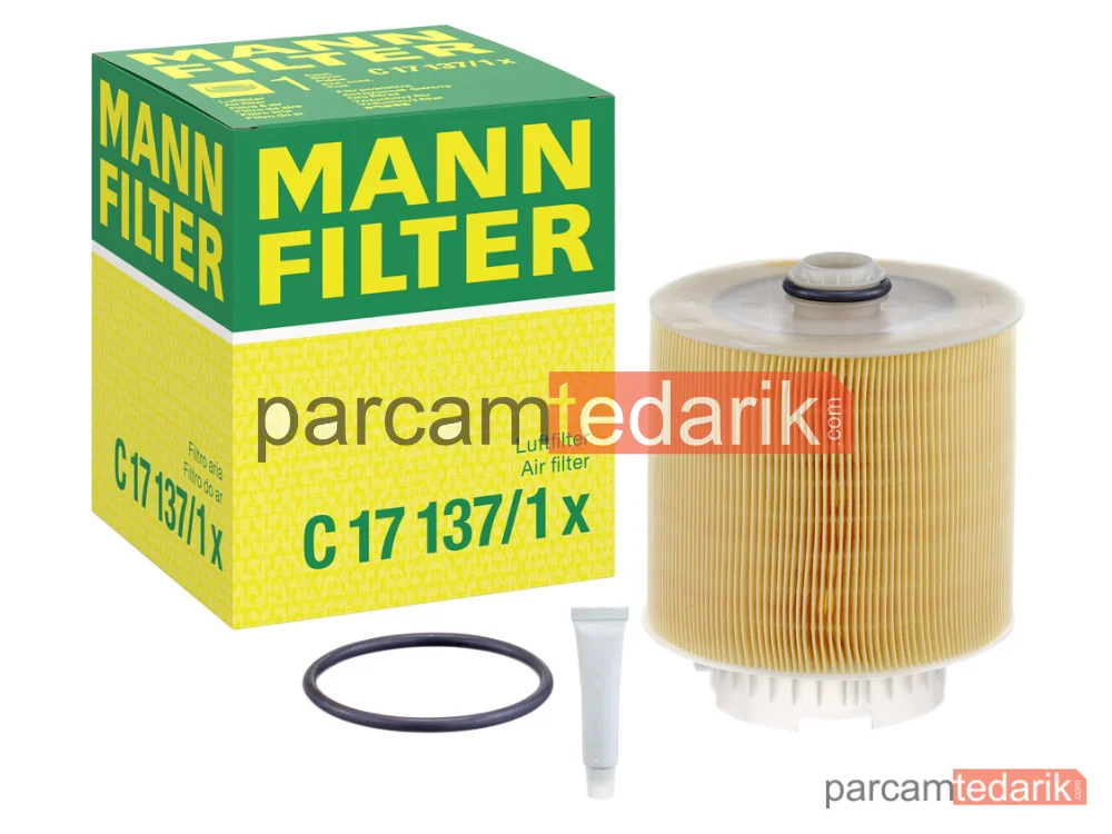 MANN FILTER C17137/1X | Hava Filtresi — Audi A6 4.2 Quattro 04-06, 4.2 FSİ Quattro 06-11
