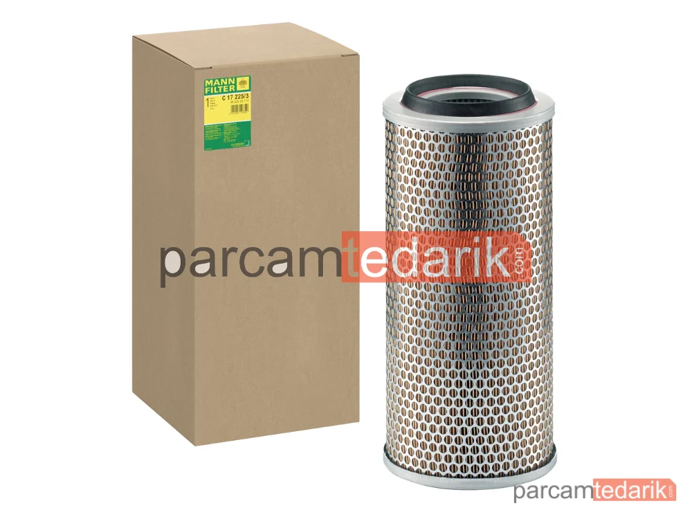 MANN FILTER C17225/3 | Hava Filtresi — DAF F 1700 86-95, Iveco Zeta 85-91, MK 83-91, MAN G 79-88