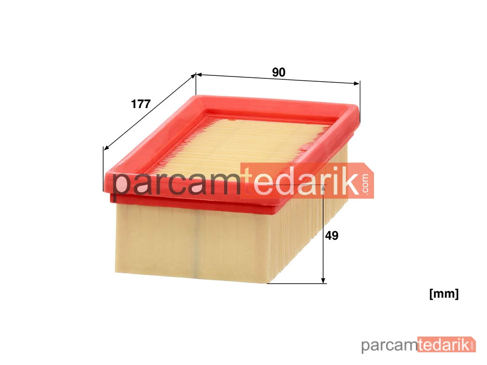 MANN FILTER C1832/1 | Hava Filtresi — Fiat Panda 750 86-03, 1000 86-92, 1000 İ.E. CAT 87-98