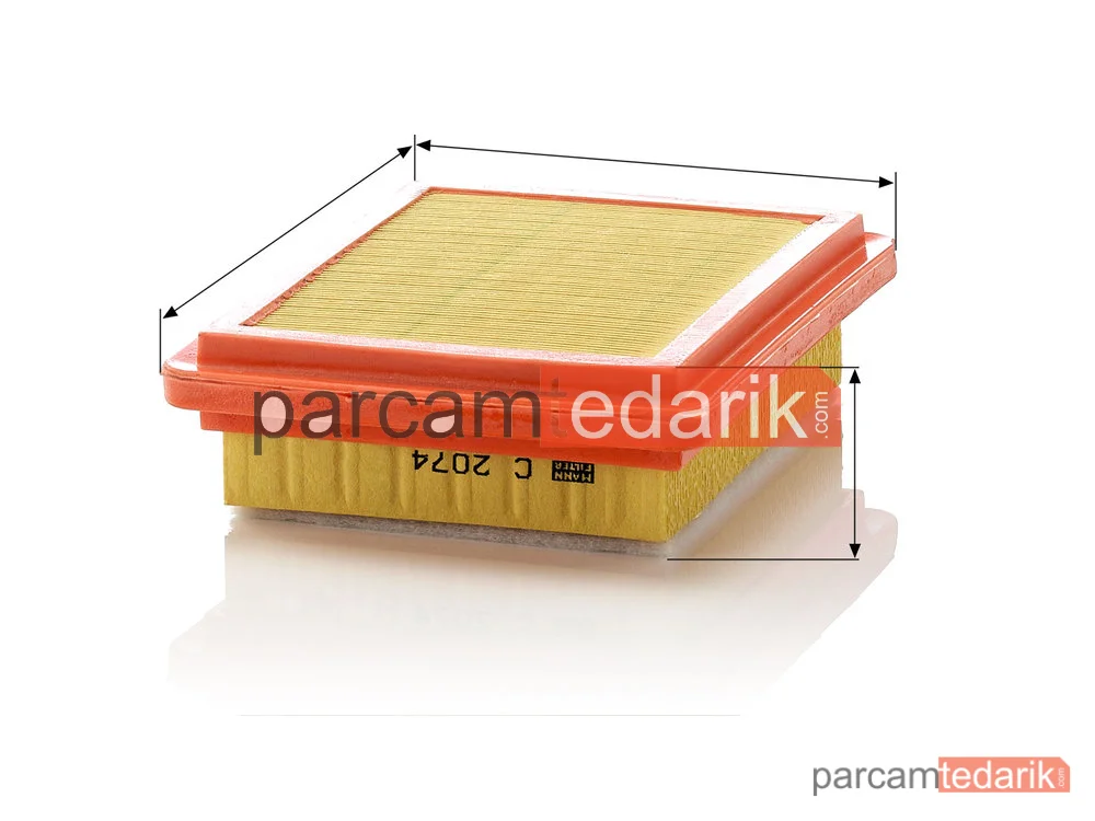 MANN FILTER C2074 | Hava Filtresi — Suzuki Jimpy SUV 1.3 16V 98=>