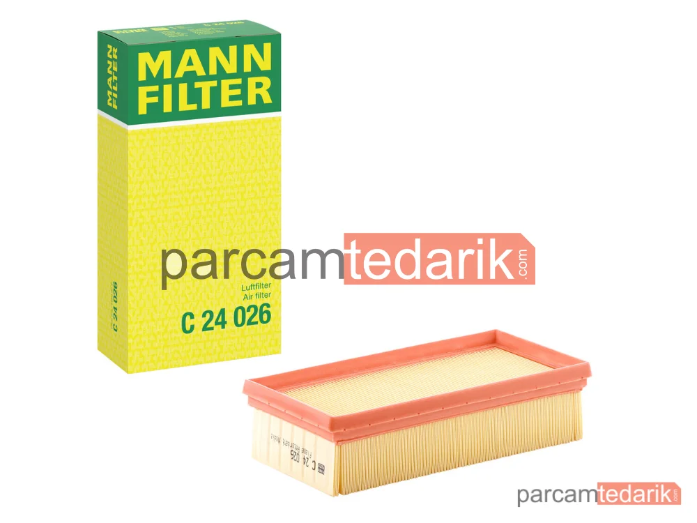 MANN FILTER C24026 | Hava Filtresi — Peugeot 208 I 1.0 12=>, 1.2 VTİ 12=>