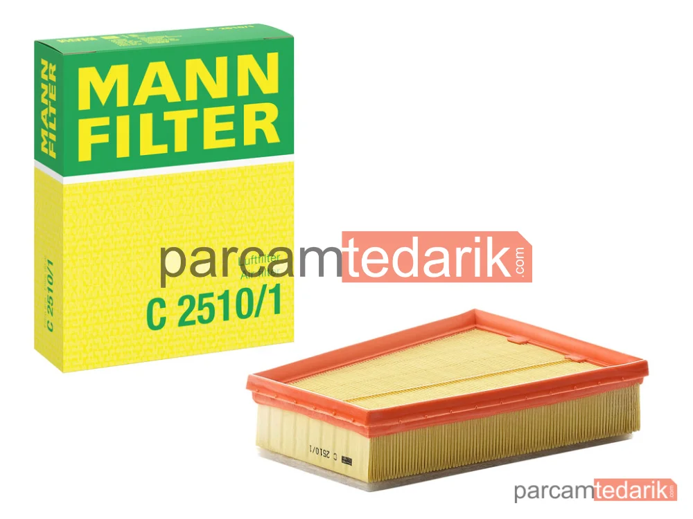 MANN FILTER C2510/1 | Hava Filtresi — Citroen C4 I 2.0 16V 04-07, Peugeot 307 .4 00-03, .6 16V 00-07