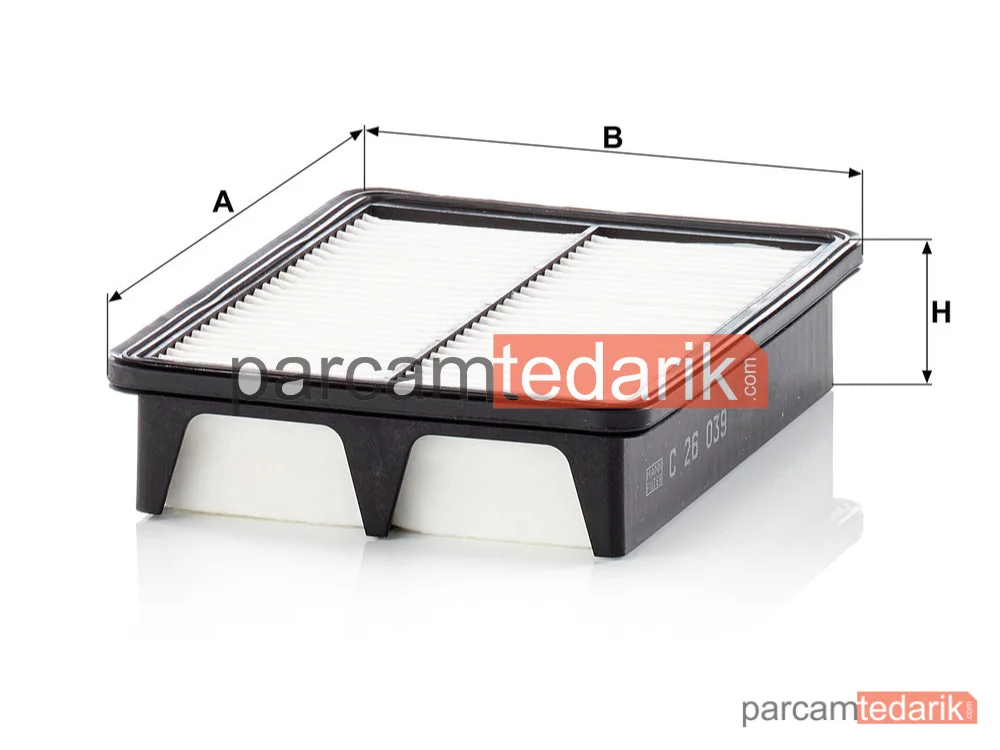 MANN FILTER C26039 | Hava Filtresi — Hyundai H350 2.5 Crdi 15=>