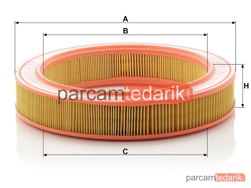 MANN FILTER C2846 | Hava Filtresi — Opel Kadett E HB 1.6 İ 86-91
