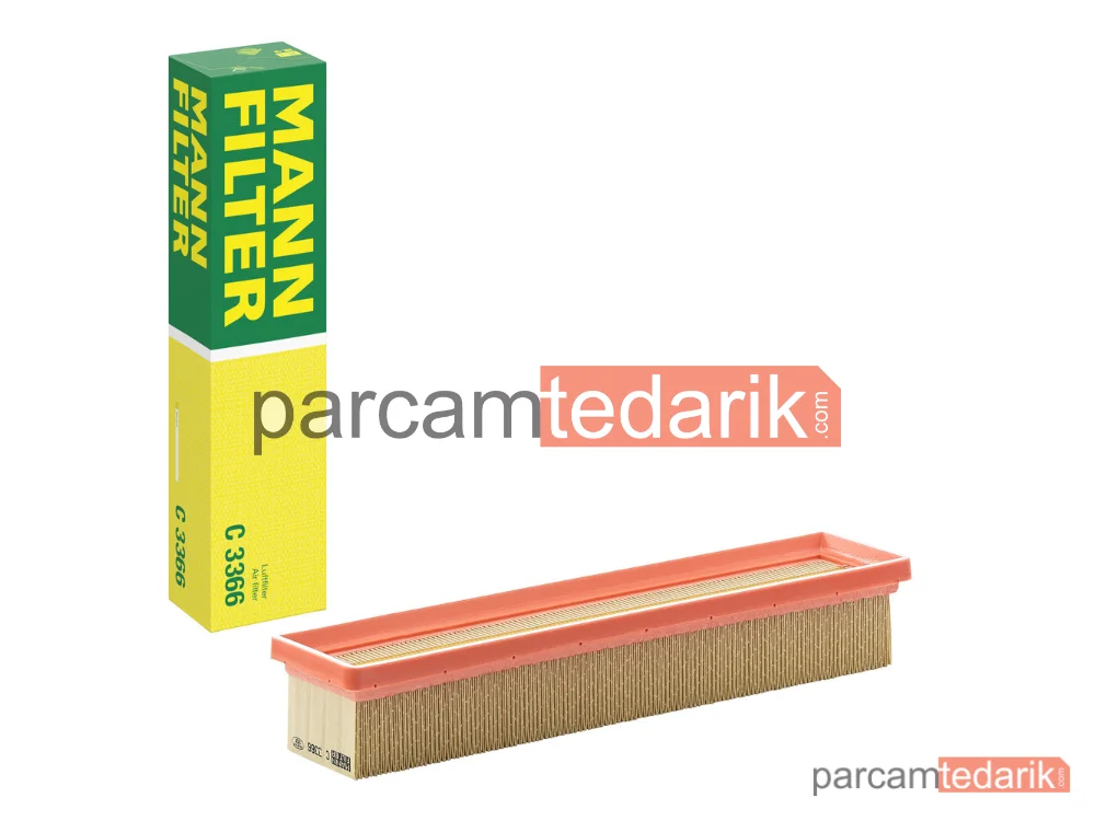 MANN FILTER C3366 | Hava Filtresi — Renault Clio IV 1.2 16V D4F 12-15, Clio III 1.2 16V D4F 05-14