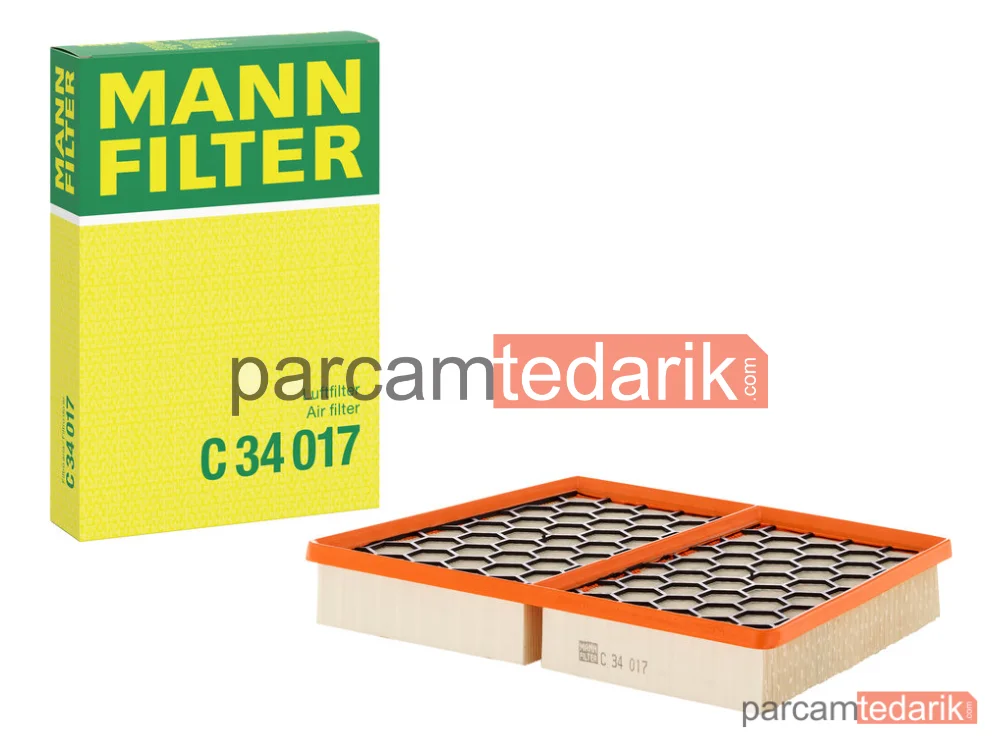 MANN FILTER C34017 | Hava Filtresi — Alfa Romeo Giulia,stelvio,maserati Grecale 2.0-3.0 10=>15
