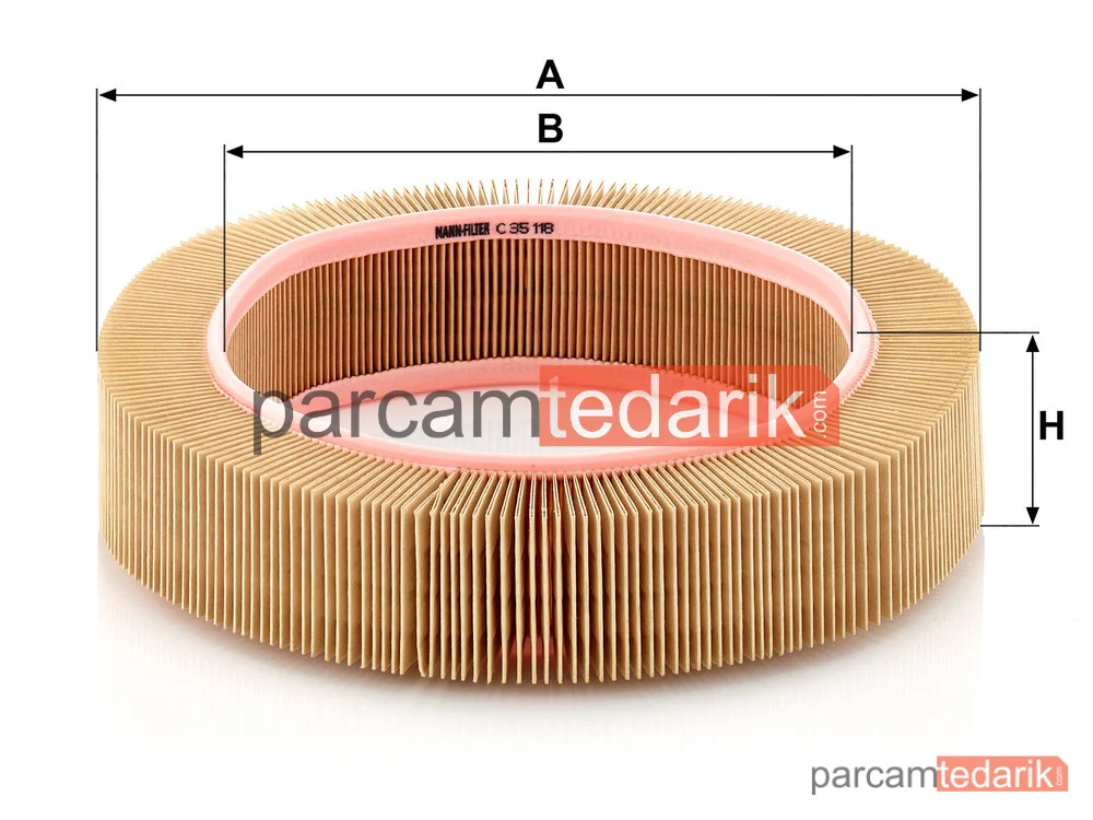 MANN FILTER C35118 | Hava Filtresi — Mercedes-Benz 123 Sedan W123 76-81