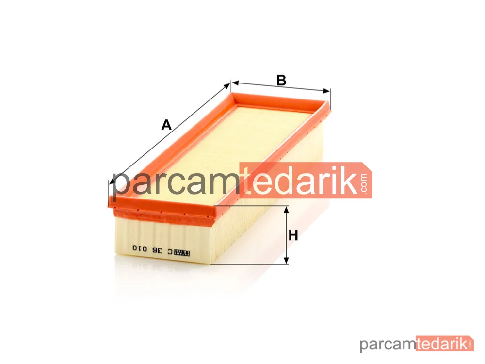 MANN FILTER C36010 | Hava Filtresi — Peugeot 206 HB 1.4 İ 98-12