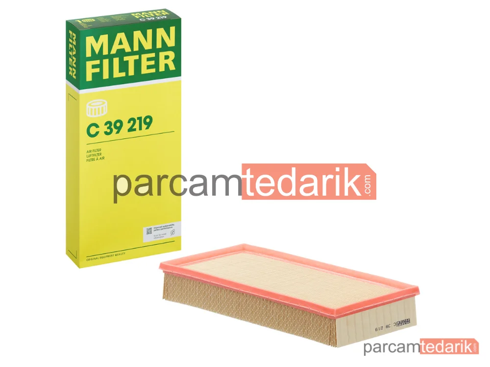 MANN FILTER C39219 | Hava Filtresi — Volkswagen Touareg 2.5 R5 TDİ 03-10