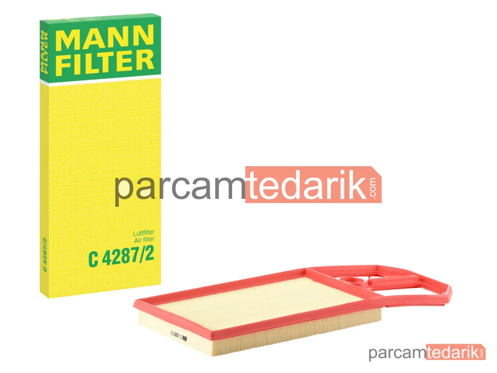 MANN FILTER C4287/2 | Hava Filtresi — Volkswagen Bora 1.4-1.6 16V 00-05, Golf IV 1.4 16V 97-04, 1.6 00-05