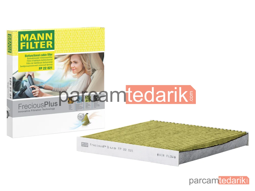 MANN FILTER FP22021 | Polen Filtresi — Karbonlu Renault Twingo III 0.9 TCE 14=>