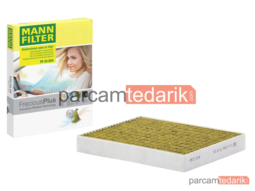 MANN FILTER FP24024 | Polen Filtresihyundaı Kona 1.0-1.6 T-Gdi 17=>, Tucson 1.6 GDİ 15=>, 2.0 15=>