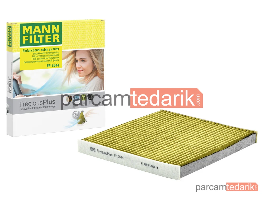 MANN FILTER FP2544 | Polen Filtresi — Karbonlu Citroen Jumper 2.0 Bluehdi 15-19