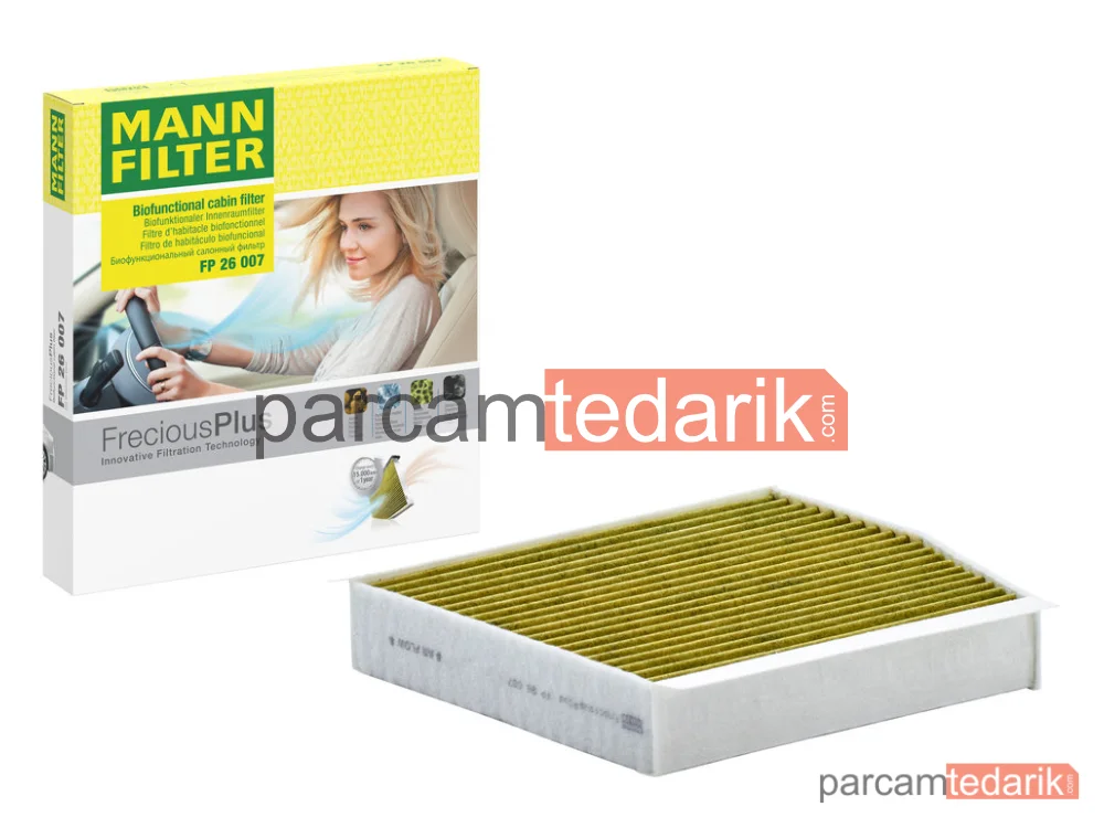 MANN FILTER FP26007 | Polen Filtresi — Karbonlu Infiniti Q30 1.6 15=>, 2.0 T 15=>, 2.0 T AWD 15=>