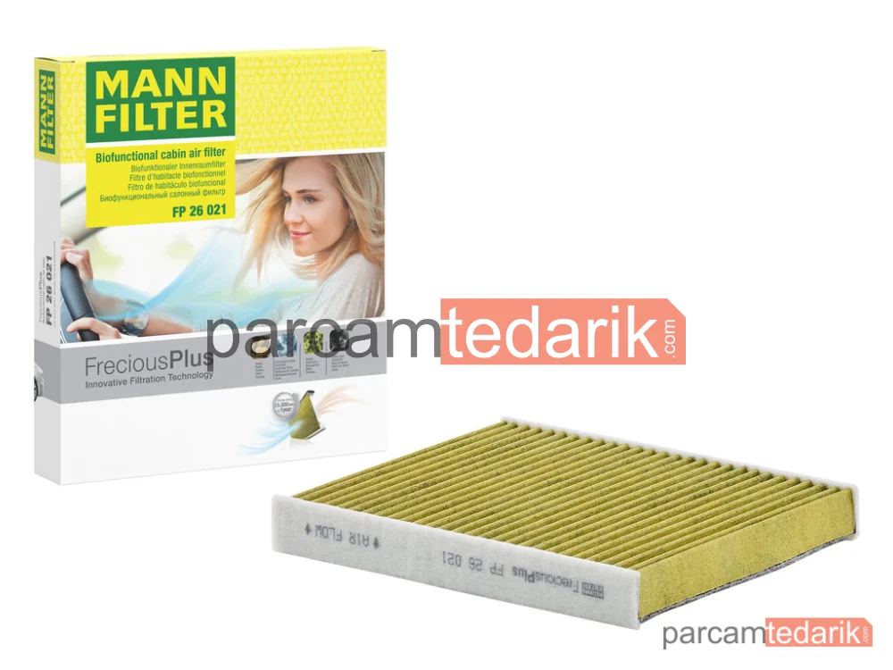 MANN FILTER FP26021 | Polen Filtresi — Karbonlu Seat Arona 1.0-1.5 TSİ 17=>, 1.6 TDİ 17=>