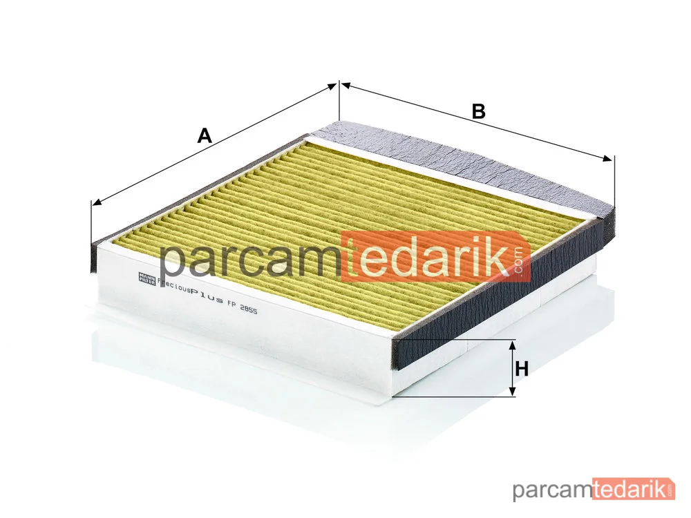 MANN FILTER FP2855 | Polen Filtresi — Karbonlu Volvo S60 I 2.0 T 00-10