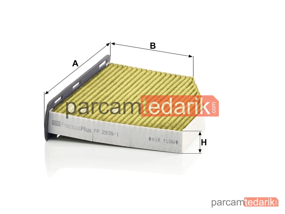 MANN FILTER FP2939/1 | Polen Filtresi — Anti Alerjen Karbonlu