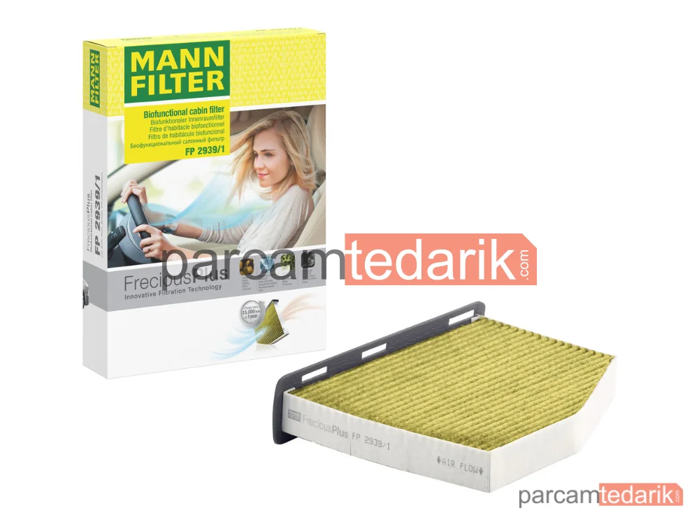 MANN FILTER FP2939/1 | Polen Filtresi — Anti Alerjen Karbonlu