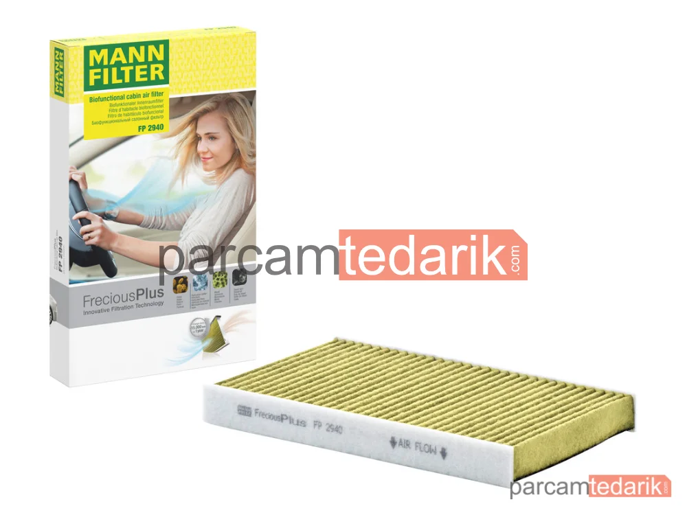 MANN FILTER FP2940 | Polen Filtresi — Karbonlu Citroen C2 1.1 03-12