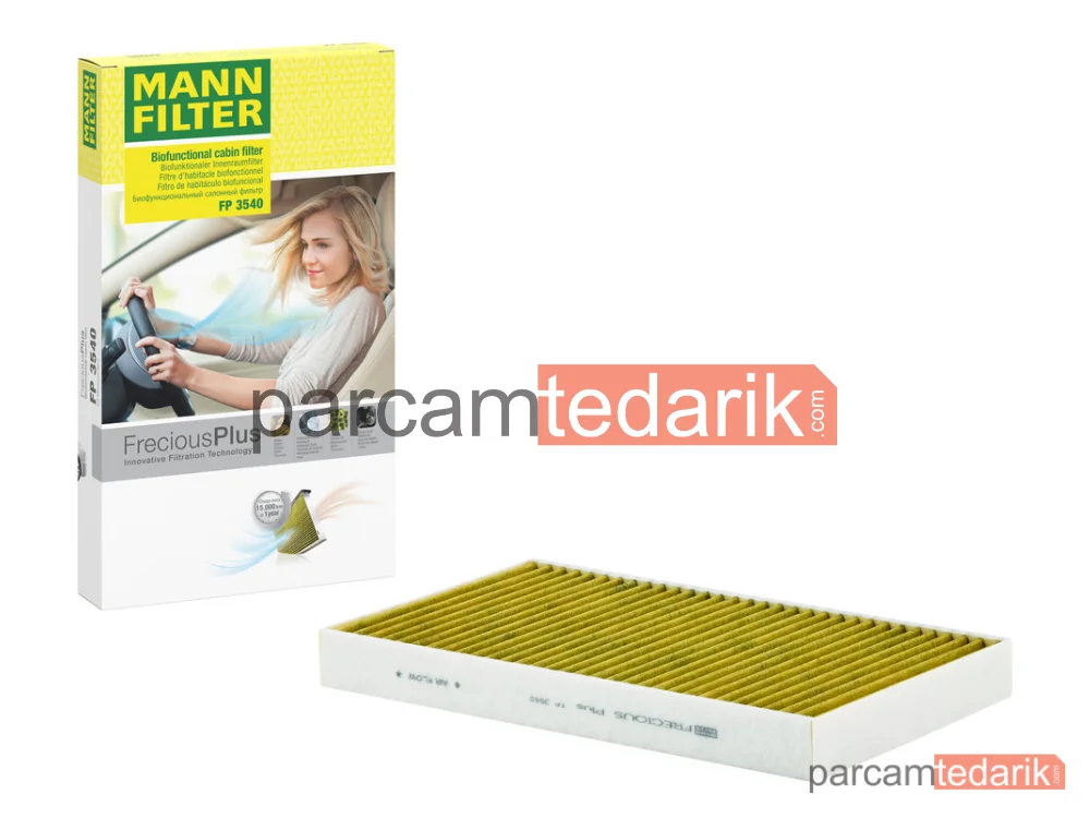 MANN FILTER FP3540 | Polen Filtresi — Karbonlu Mercedes-Benz Viano W639 03=>