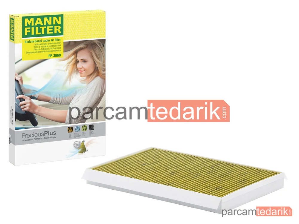 MANN FILTER FP3569 | Polen Filtresi — Karbonlu Mercedes-Benz Sprinter 3-T 906 06=>