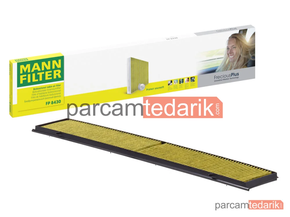 MANN FILTER FP8430 | Polen Filtresi — Karbonlu BMW 1 Serisi E81 07-12, 1 Coupe E82 07-13, 1 Cabrio E88 07-13