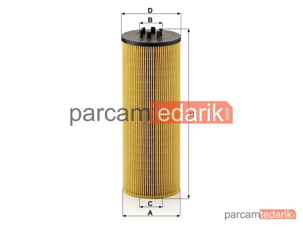MANN FILTER HU12140X | Yağ Filtresi — Mercedes-Benz Actros MP2 / MP3 03=>, Actros 96-02, Travego 99=>