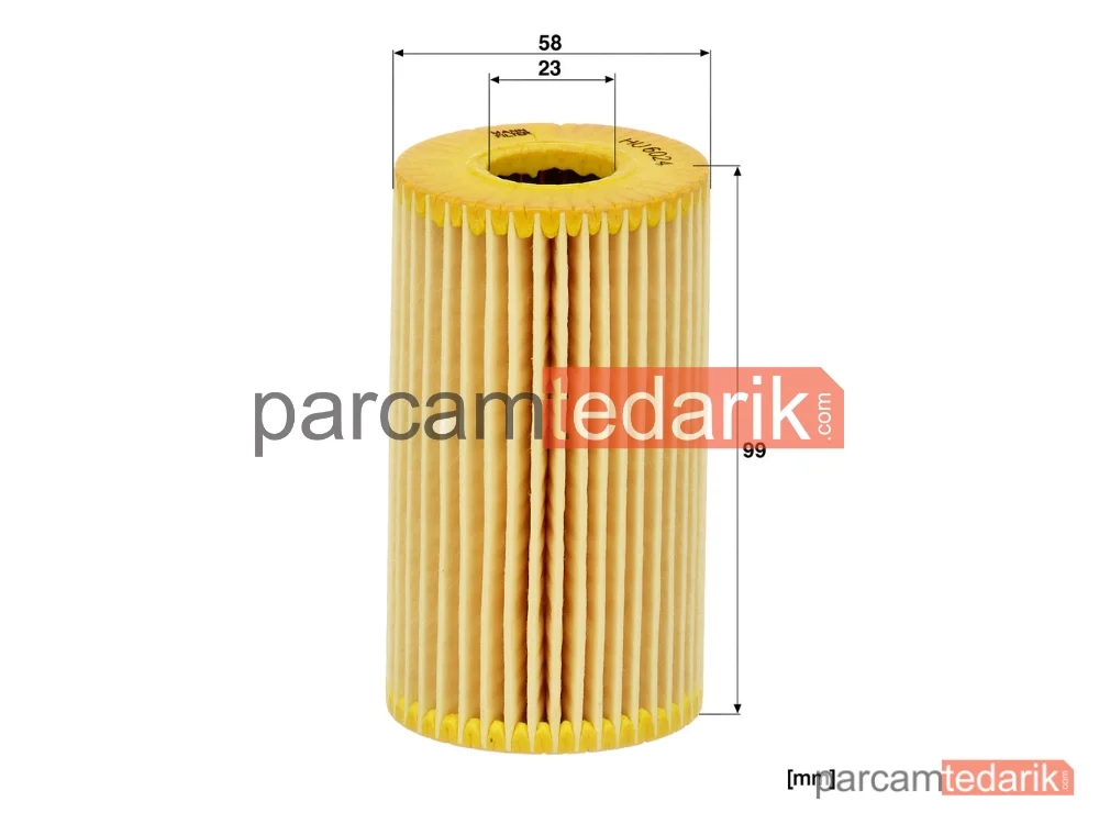 MANN FILTER HU6024Z | Yağ Filtresi — Jaguar E-Pace 2.0 AWD 17=>, 2.0 D 17=>, 2.0 D AWD 17=>