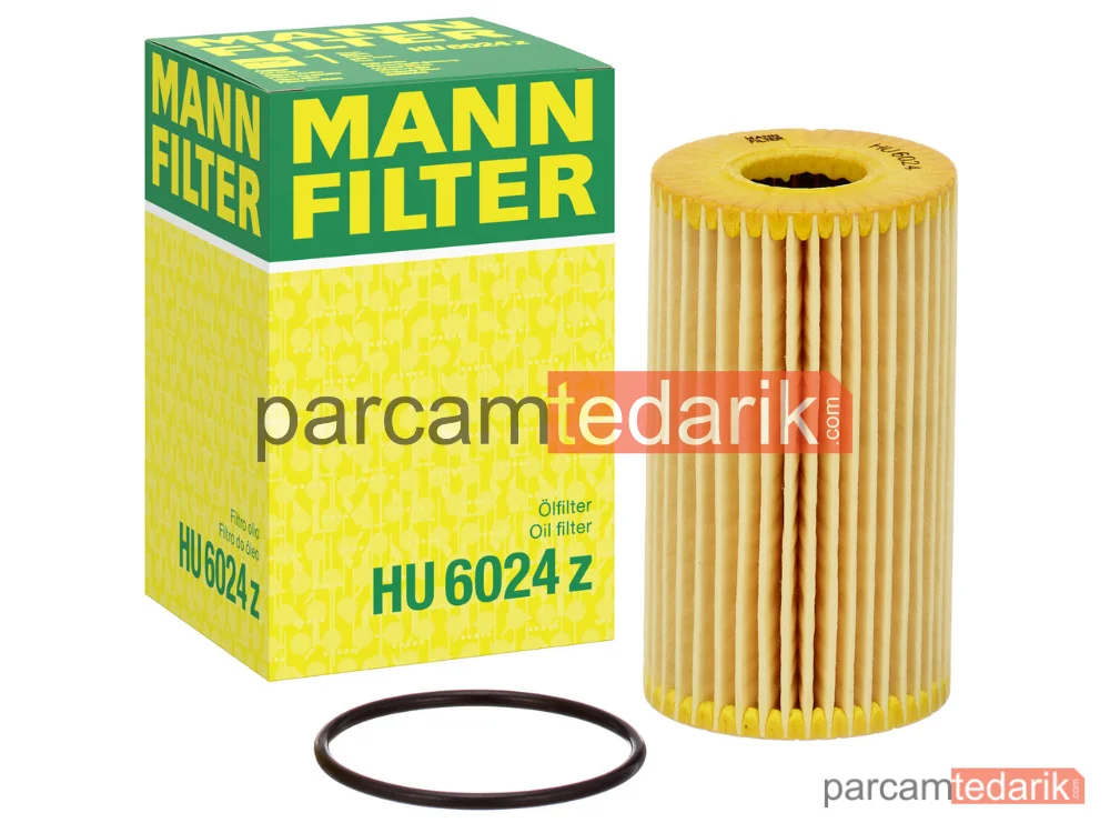 MANN FILTER HU6024Z | Yağ Filtresi — Jaguar E-Pace 2.0 AWD 17=>, 2.0 D 17=>, 2.0 D AWD 17=>
