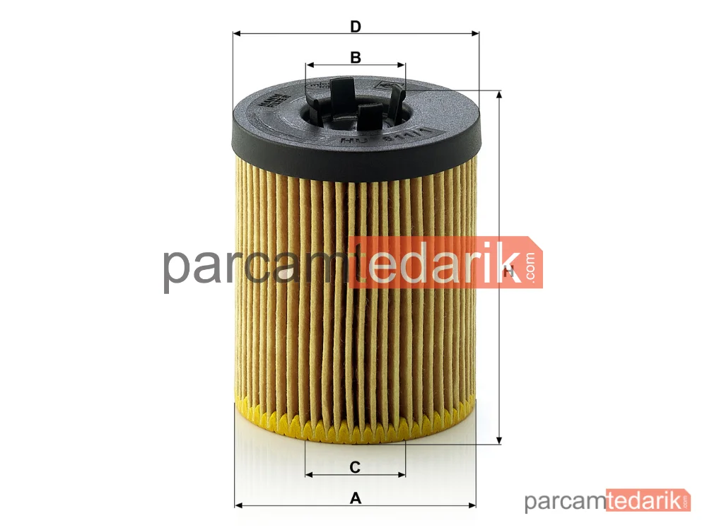 MANN FILTER HU611/1X | Yağ Filtresi — Opel Vectra B 2.5 İ V6 95-00