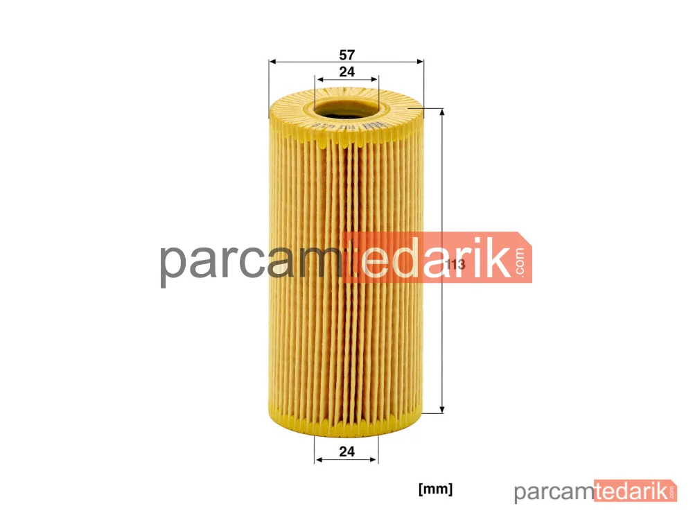 MANN FILTER HU618X | Yağ Filtresi — Renualt Laguna II 2.0 DCİ 05-07, Megane II 2.0 DCİ 05-08