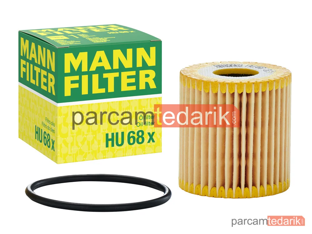 MANN FILTER HU68X | Yağ Filtresi — Smart Cabrio 0.6 00-04, 0.7 03-04, 0.8 CDİ 01-04, City Coupe 0.6 98-04