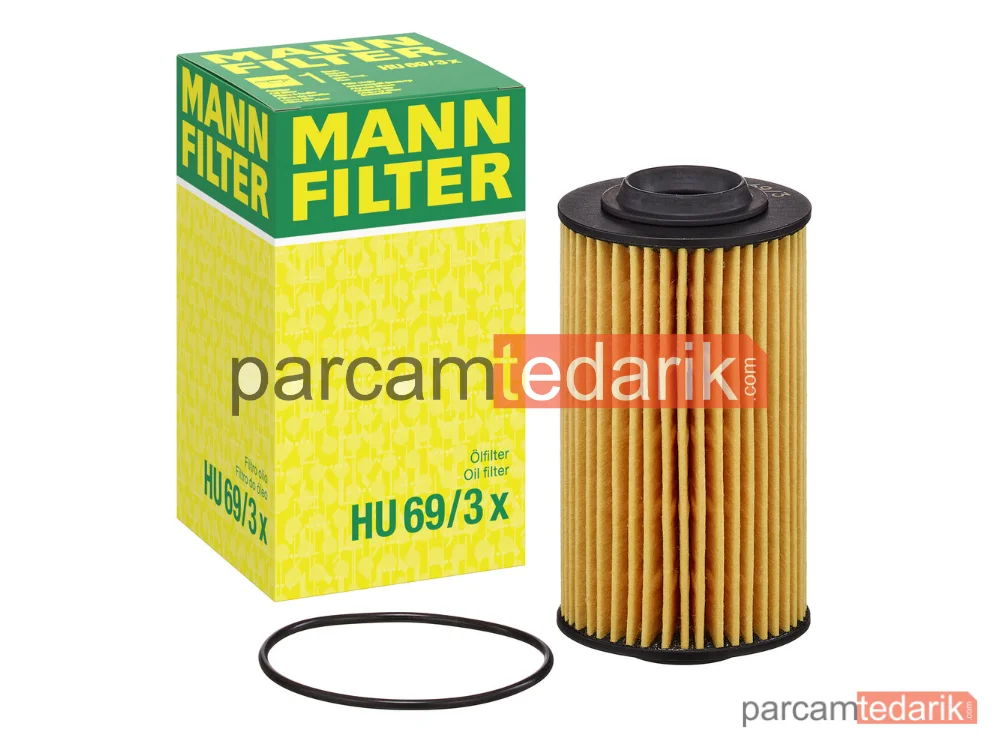 MANN FILTER HU69/3X | Yağ Filtresi — Alfa Romeo 159 3.2 JTS 08-11, 159 SW 3.2 JTS 08-11