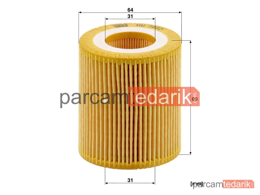 MANN FILTER HU7002Z | Yağ Filtresi — Ford Ranger 2.2 Tdci 11=>