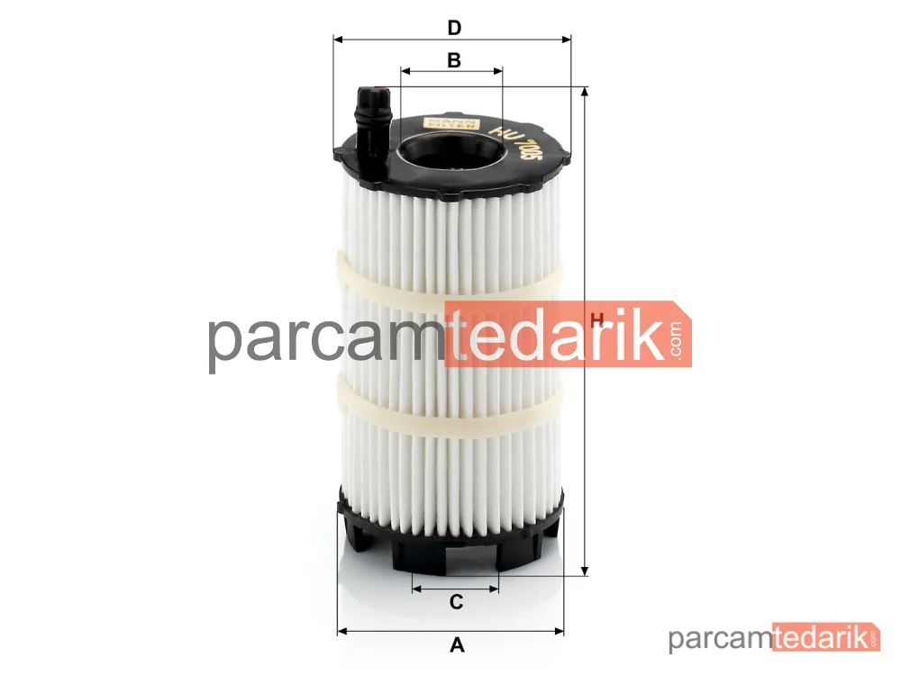 MANN FILTER HU7005X | Yağ Filtresi — Audi A5 S5 Quattro 07-12, RS5 Quattro 10-17