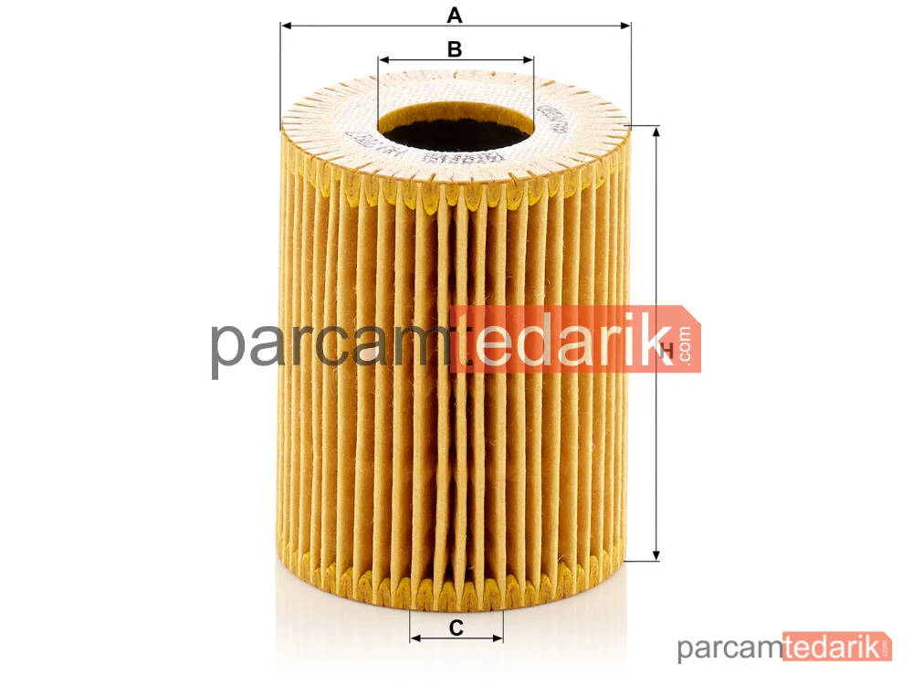 MANN FILTER HU7017Z | Yağ Filtresi — Volkswagen Polo 1.2 TDİ 09=>, Skoda Fabia II 1.2 TDİ 10-14