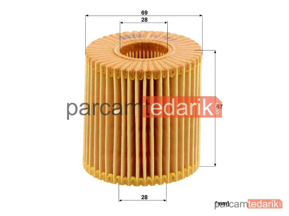MANN FILTER HU7019Z | Yağ Filtresi — Toyota Corolla Sedan 1.4 D-4D 06-14