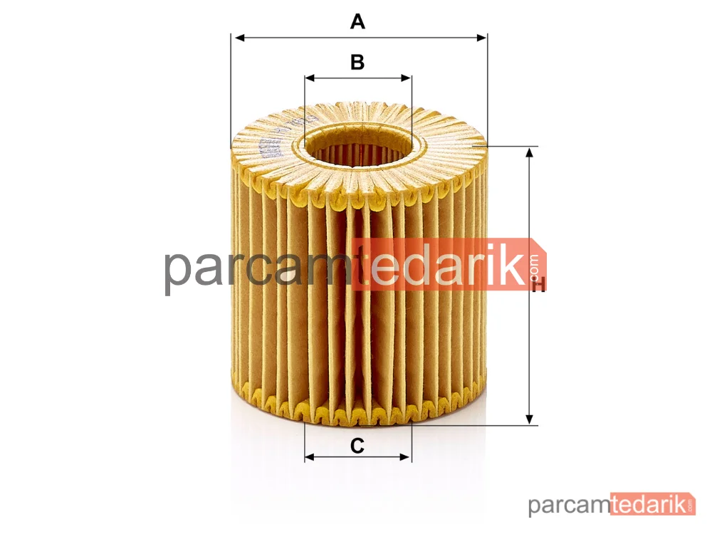 MANN FILTER HU7019Z | Yağ Filtresi — Toyota Corolla Sedan 1.4 D-4D 06-14