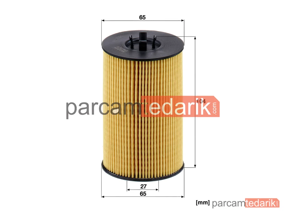 MANN FILTER HU7020Z | Yağ Filtresi — VW Passat (B8) 1.6 TDI Dcxa/2.0 TDI 14 =>, Golf VII 1.6 TDI 12 =>